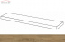 Плитка Italon Лофт Оак ступень угловая правая (33x160)